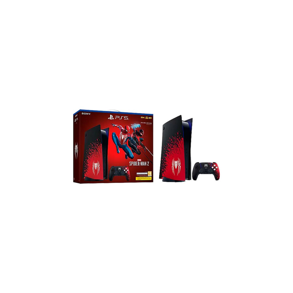 Console PS5 + Jogo Marvel's Spider Man 2 + Headset Gamer HyperX 4PF42AA  Preto/Azul - Carrefour - Carrefour